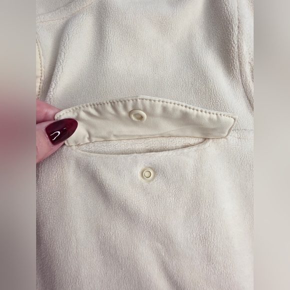 32 Degrees M Midweight Snap Arctic Fleece White Winter Cozy Soft Holiday Cd-2651 - Picture 11 of 16